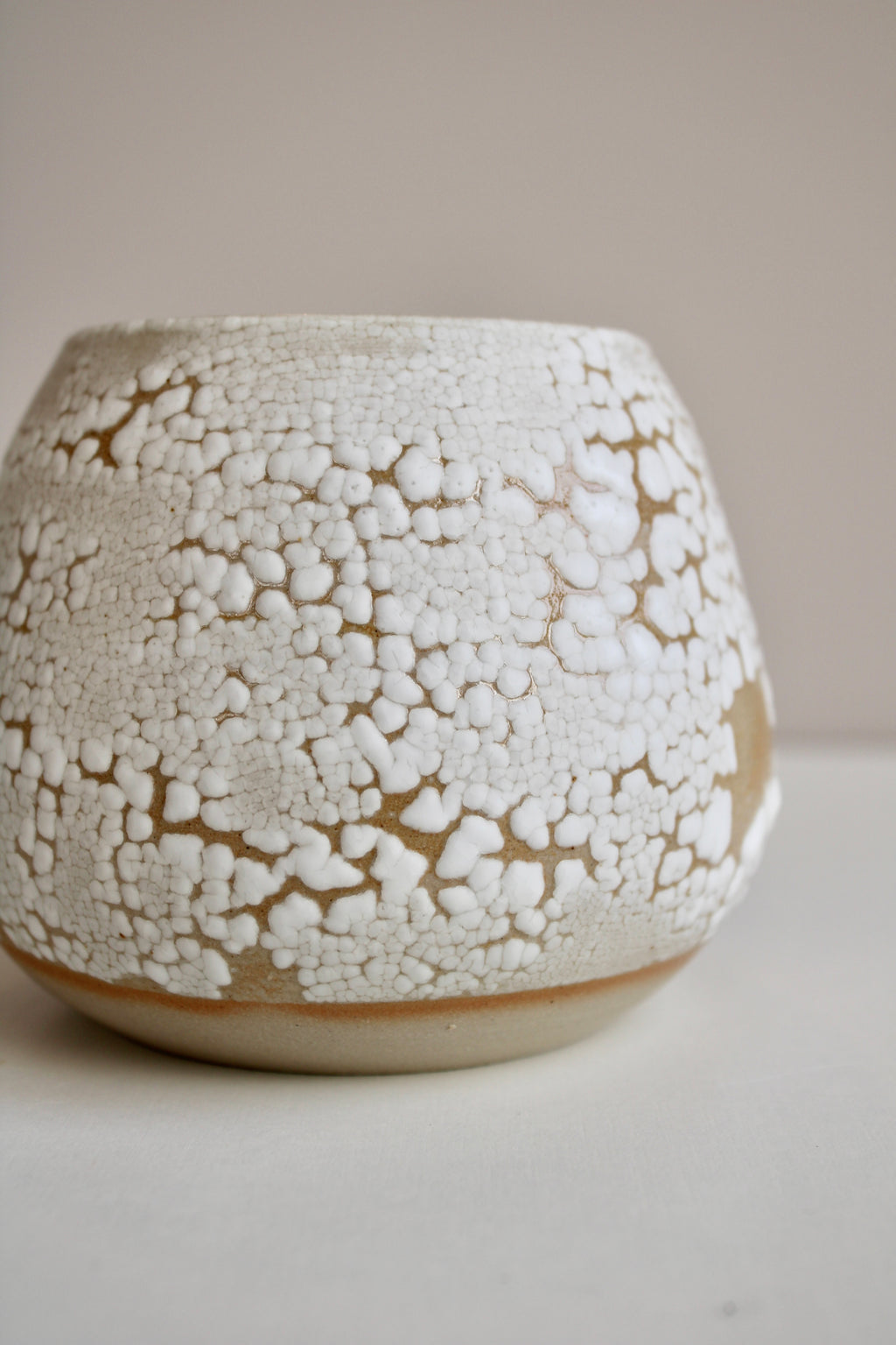 Bauchige Craquelé Vase