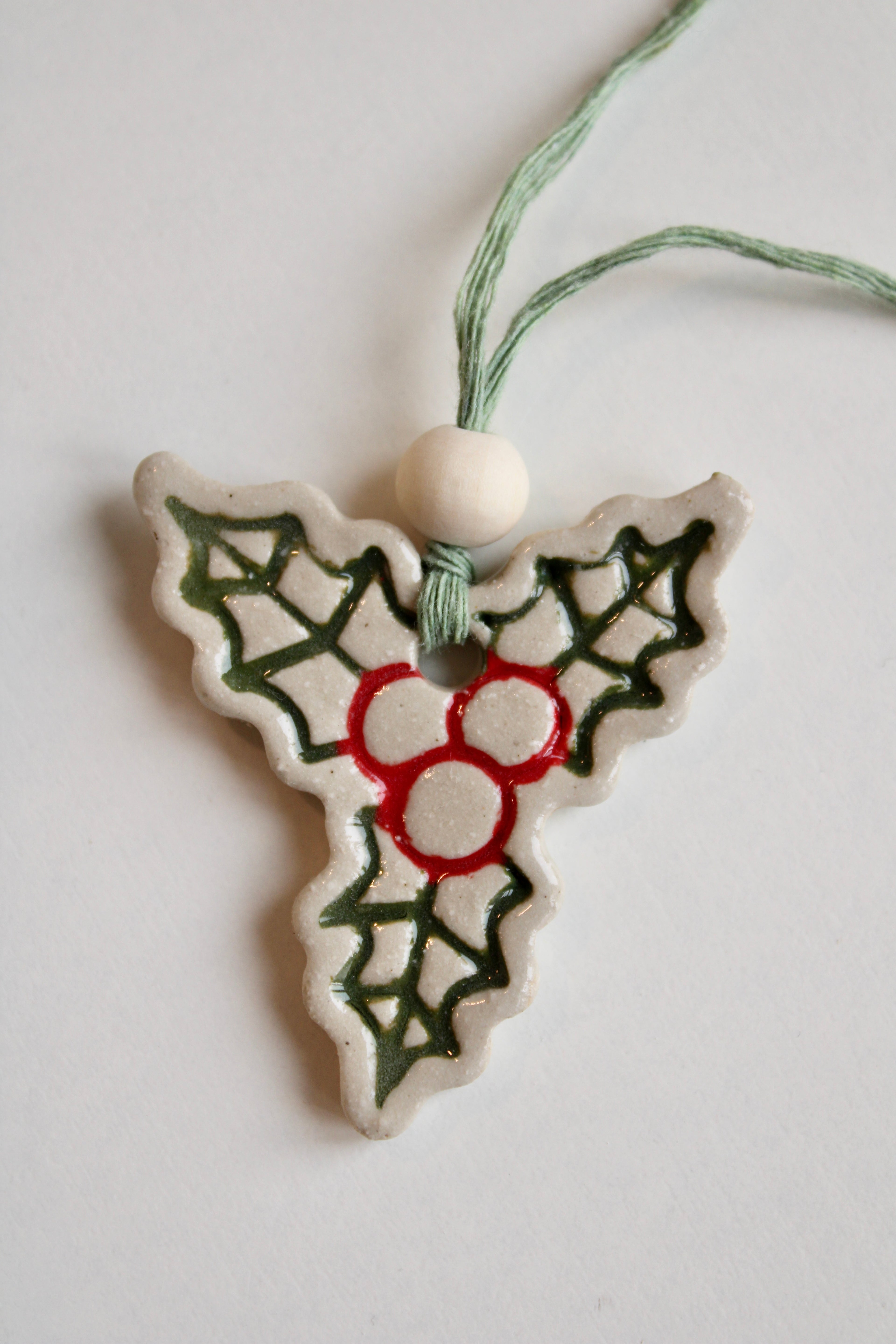 X-mas Anhänger Stechpalme