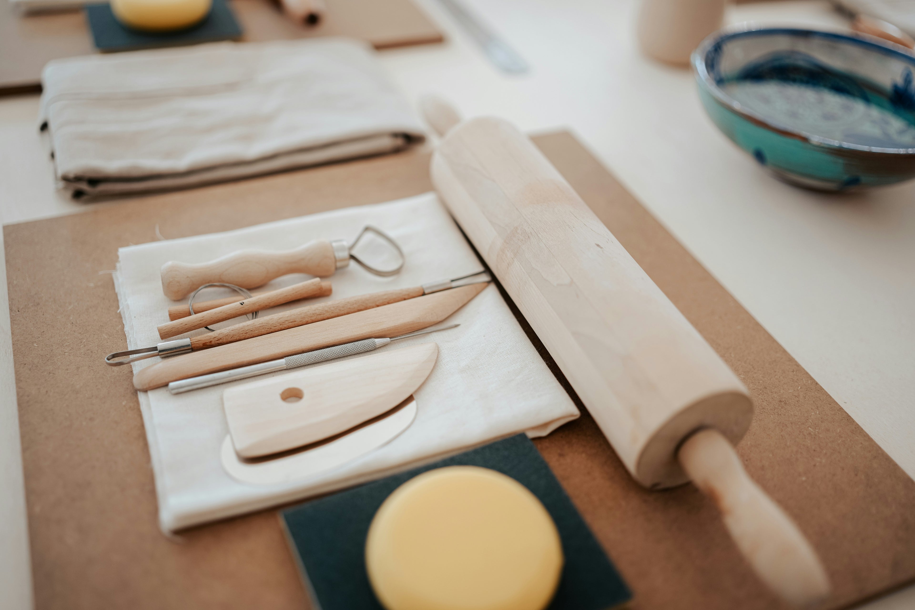 Das gemütliche Töpferstudio von Happy Time Pottery in Potsdam für private Feiern, Geburtstage und JGA.